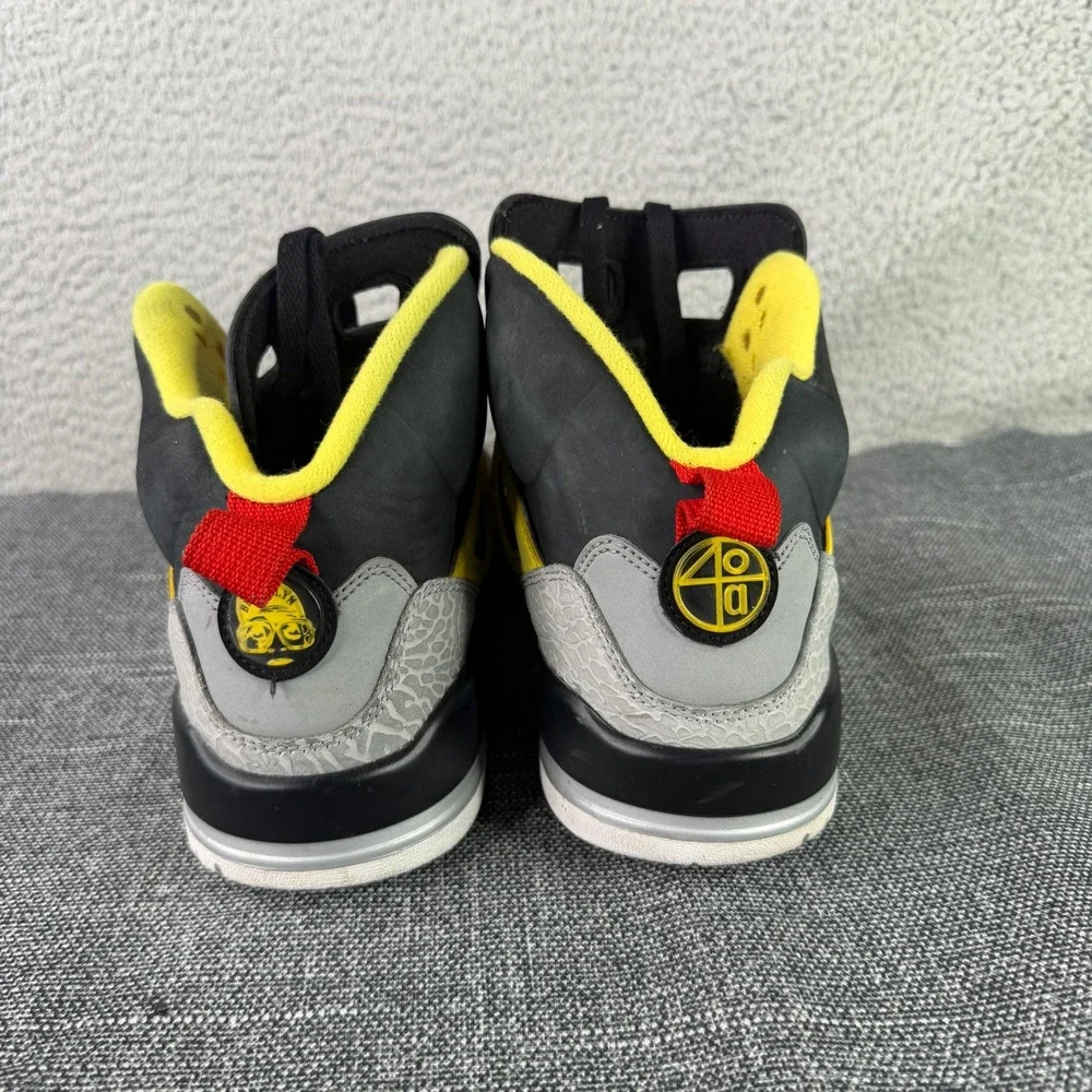 Jordan Spizike Mens 10.5 Black University Gold‎ Grey 315371-050 Spike Lee 2012